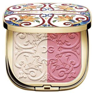 Dolce & Gabbana Solar Glow Illuminating Powder Duo - Sweet Pink 01 NIB
